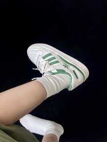 Adidas Originals Forum Sneakers, Lightweight, Retro, Non-Slip, Durable, Casual, And Versatile, Unisex Style. - White Green - View 3