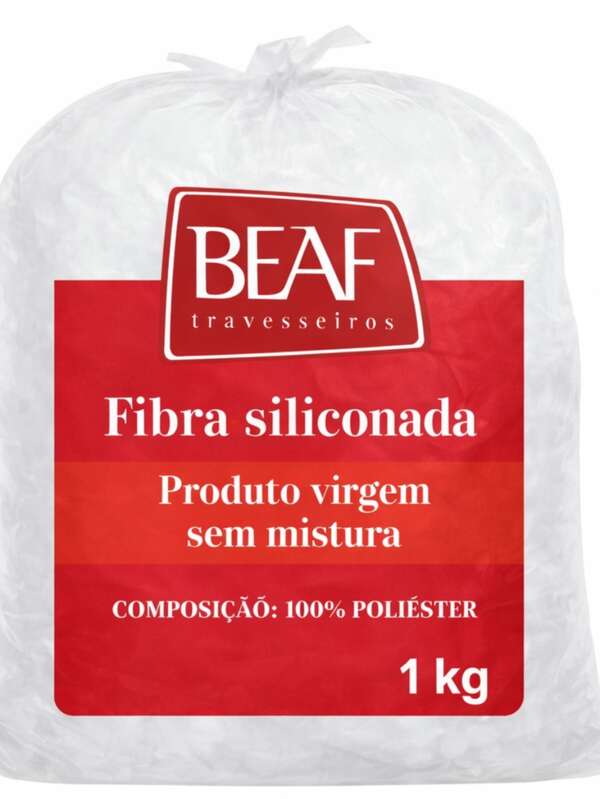 Enchimento Silicone p/ Bichos de Pelúcia Fibra Siliconada Travevesseiro Almofada Decoração Artesanato