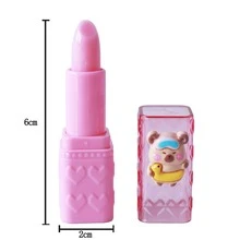 Juego de 3 lápices labiales termocrómicos, diseño de tubo compacto, fácil de guardar en la bolsa de maquillaje.Tres Colores (Rosa Claro, Naranja, Fresa), Regalos de Navidad, Regalos de Halloween - Juego de 3 labiales termocrómicos - Ver 4