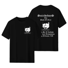 Suicideboy Short Sleeved Suicideboy G59 Pullover, Suicideboy Merch SuicidebuyFan Gift Pullover, Street Wear, Suitable For Both Men And Women, T-Shirt Top, Men's Wear - màu đen - Xem 7