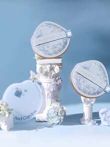 Amortals Artist & Garden 2件組乾粉撲套組附2個收納盒，20mm厚3層海綿，高彈性Rubycell表面，單顆水滴形，適用底妝與定妝粉，適合初學者與化妝師，熱門便攜化妝工具組 - 藍色 - 查看 9