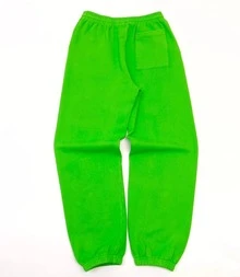 SP5DER Spider Worldwide Tracksuit Hoodie Set Cobweb Spider Style, Letter Print, Hip Hop Hoodie Pant Casual Track, Couple MatchingDesign, Designed For Both Men And Women - Quần xanh - Xem 2