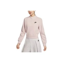 Nike 品牌logo字母針織套頭長袖純色立領保暖套頭衛衣 女款 粉紅色 - 粉色 - 查看 11