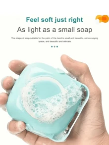 Pet Bathing Massage Brush, Shampoo Brush, Soft Dog Cat Grooming Cleaning, Built-In Shower Gel Dispenser Massage Shower Brush, Dual Function Massage Comb And Cleaning Tool, Ergonomic Handle, Detachable Head, Wet & Dry Use, Massage Silicone Bathing Brush With Shampoo Storage Space - Silicone, Material, Convenient Shower Brush, Can Be Opened To Squeeze In Shower Gel - Multicolor - View 6