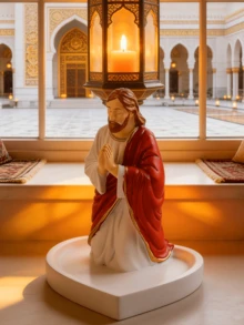 圣母玛利亚念珠架，念珠收纳架，天主教家居装饰，优雅圣母玛利亚祈祷念珠盒，宗教礼品，天主教礼品，适用于卧室、客厅、办公桌装饰，也可用于客厅、卧室、书房、婚礼、节日氛围、情人节、结婚礼物、最佳节日礼物、展示架装饰、生日礼物、毕业礼物 - 多色 - 查看 3