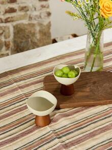 Cirelle 1pc/2pcs High-Quality Thick Ceramic Ice Cream Cup, Home Juice Milkshake Pudding Cup, Restaurant Creative Ice Cream Cup Fruit Cup, Suitable For Home And Restaurant - Stoneware - View 5