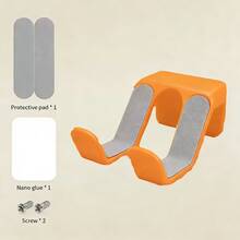 1/2/3pcs Orange Wall-Mounted Game Controller Holder, Durable ABS Material, Suitable For Xbox, Switch Game Controller Holder - Multicolor - View 15