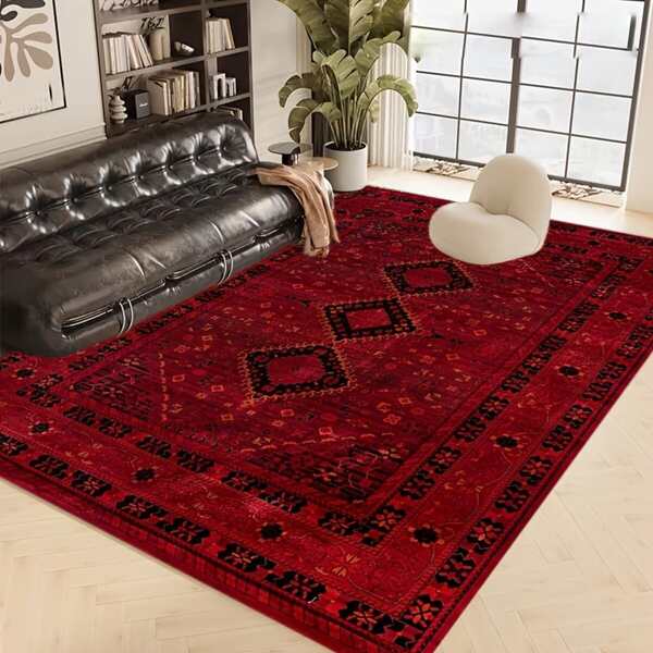 11pcs Bohemian Style American Nordic Style Rugs, Non-Slip Washable Polyester Fiber Carpets, Suitable For Indoor/Outdoor Use, Fit For Living Room, Bedroom, Dining Room, Kitchen, Game Room, Entryway Home Decor
