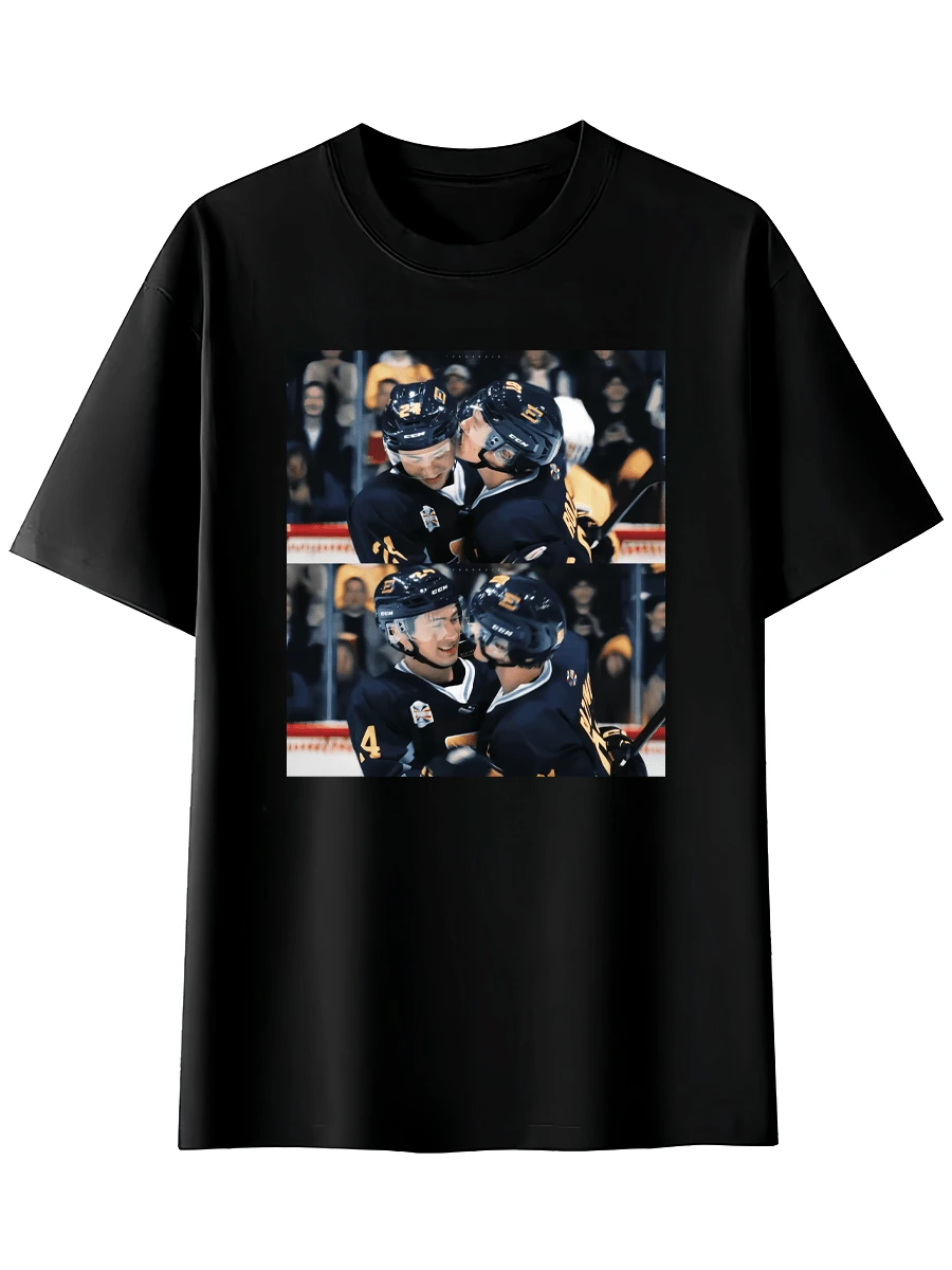 Ilya Rozanov Shane Hollander  Shirt, Hollanov Shirt, Hudson Williams Connor Storrie Shirt, Heated Rivalry Inspired Shirt - 黑色 - 查看 1