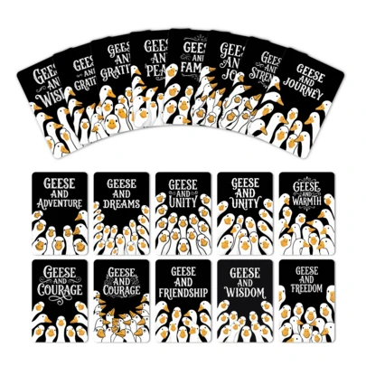 18pcs Adventure Themed Card Set - "Let's Explore" Team Spirit Decor, Meaningful Gift For Colleagues And Managers In Modern Office