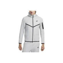 Nike Sportswear Tech Fleece WINDRUNNER風行者係列 連帽純色舒適時尚夾克外套 男款 灰色 - 灰色 - 查看 3