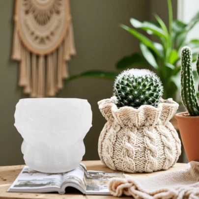 Resin Silicone Mold - Knitted Sweater Texture Container, Easy Demold, Multipurpose Reusable | Candle Making Mold, Suitable For Epoxy Resin, Clay, Gypsum Crafts, Cozy Home Decor, Country Wedding Centerpiece | Ideal For Resin Crafters And Seasonal DIYers