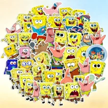 SpongeBob SquarePants 90 szt. naklejek dekoracyjnych z motywem SpongeBoba, nadających się do personalizacji etui na telefony, laptopów, tabletów, butelek na wodę, bagażu i nie tylko. Doskonałe do prac rękodzielniczych dzieci, dekoracji kartek, rozwijania zdolności manualnych i poczucia estetyki. - Jeden rozmiar pasuje do wszystkich - Zobacz 1