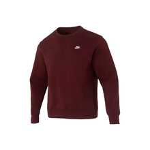 Áo nỉ dài tay cổ tròn thoáng khí Nike Swoosh, nam, màu đỏ đậm - Đỏ sẫm - Xem 13