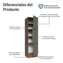 MADESA Baker's Racks - Brown and Grey - View 3