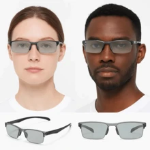 Smart Glasses With Automatic Prescription Adjustment | Blue Light Protection - Near And Far Vision Unisex - Light Grey - View 6