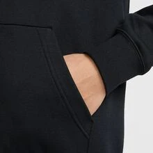 Áo khoác cardigan dài tay có mũ, khóa kéo, kiểu Pháp, Nike Club dành cho nam, màu đen. - màu đen - Xem 6