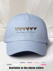 1 boné de beisebol ajustável e respirável com estampa "Chaafe Happy", chapéu de sol para golfe ao ar livre, chapéu de sol moderno com aba curva para mulheres e homens, adequado para todas as estações. - boné de baseball - Ver 19