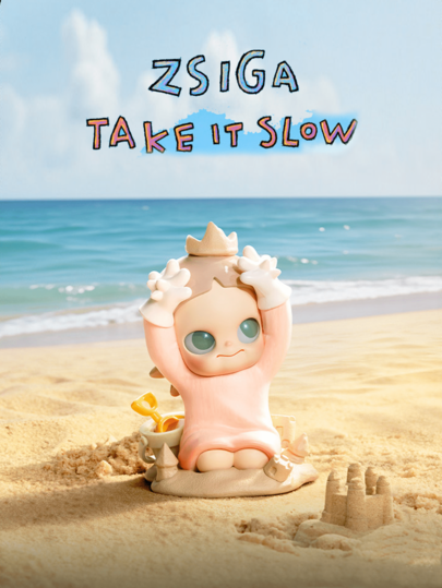 POP MART Zsiga Take It Slow Series Blind Box Collectibles, Includes 12 Regular Versions + 1 Hidden Version, Inspired By A Leisurely Lifestyle, Expressing The Beauty Of Slow Living And Everyday Tranquility, Presenting Gentle Rural And Seaside Scenes, Soft And Comfortable Visual Style With Natural Earth Tones, Creating A Warm And Soothing Artistic Atmosphere
