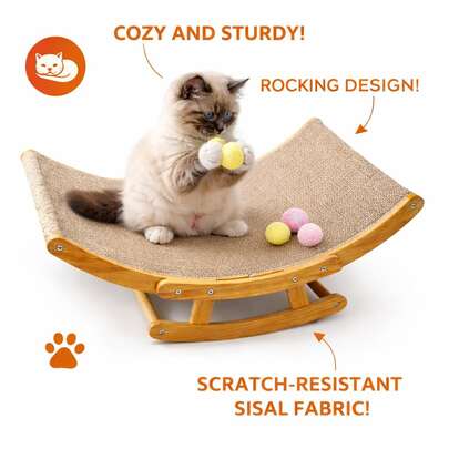 L Cat Scratcher Bed…