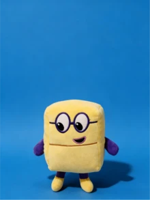 1-10数字积木毛绒玩具，柔软填充动物玩具，幼儿数字学习玩具，柔软填充玩具，儿童生日礼物，春夏款 - 彩色 - 查看 3