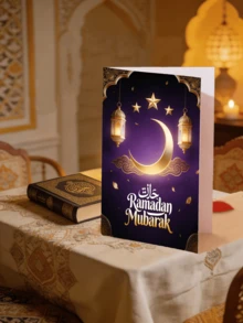 1pc/3pcs, Ramadan Card, Envelope Containing Greeting Card, Eid Al Fitr, Ramadan Auspicious, Envelope Eid Card, Islamic Card, Envelope Paper, Holiday Gift - Single Piece - View 8