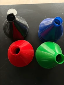 4pcs Car Window Windshield Ice Scraper Funnel, Circular Plastic Snow Shovel, Automotive Snow Removal Tool - Multicolor - View 11