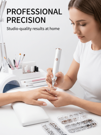 Electric Diamond Painting Pen - Vacuum Design, Wax-Free, Rechargeable, 135° Ergonomic Pen Tip, Perfect Diamond Art Tool For Crafters