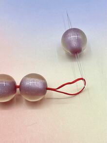 Set de 5 agujas curvas con cuentas, adecuadas para herramientas de fabricación de joyas DIY para principiantes, para pulseras y collares - Plateado - Ver 5