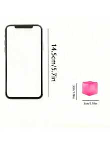 减压魔方——一款手持式桌面玩具，有效缓解焦虑。采用超弹力可挤压材料制成，保持立方体形状。是课堂奖励、派对礼物和节日礼品的理想之选！ - 彩色 - 查看 5