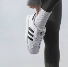 Adidas Originals Superstar 2 Comfortable, Simple, Thin-Soled, Durable, Low-Top Sneakers, Unisex - White Black - View 7