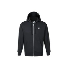 Áo khoác cardigan dài tay có mũ, khóa kéo, kiểu Pháp, Nike Club dành cho nam, màu đen. - màu đen - Xem 14