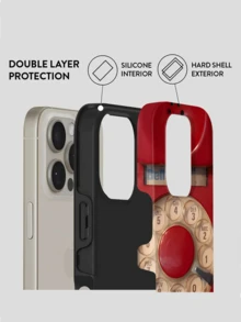 Phone Case 2in1 For Iphone17/17air 16/15Pro 14/13pro12 11 ProMax Xs 16Plus Case, Cute Phone Case Galaxy S21/S22/S23 S24 Fe S24 Plus/S25Ultra/Edge Case/A13/A14/A15/A16/A33/A34 A35/A36/A52/A53/A54/Note20 Ultra 5G Shockproof Cover For Women Girls,Men332 - 黑色 - 查看 2