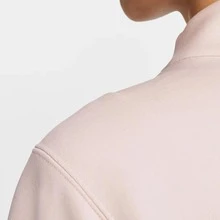 Nike 品牌logo字母針織套頭長袖純色立領保暖套頭衛衣 女款 粉紅色 - 粉色 - 查看 4