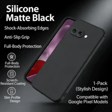 Basic Style Phone Case, Suitable As Gift For Boyfriend, Family - Black - View 1