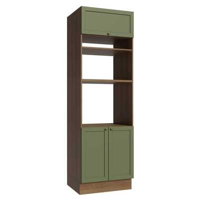  Mueble Para Horno Y Microondas Madesa Vik 70cm 3 Cajones MV