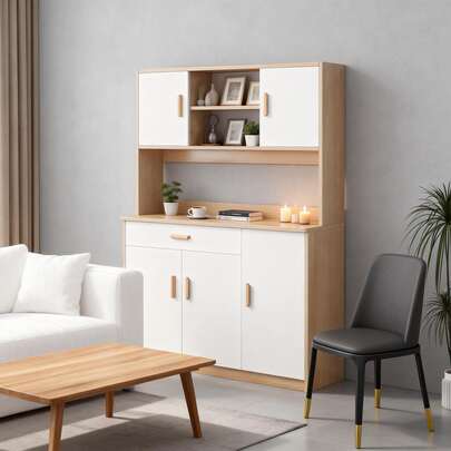Mueble De Cocina Organizador Multiuso Con Cajón Aparador 170cm