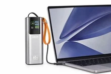 Kynley Sạc dự phòng 65W 20000mAh, sạc nhanh USB-C PD cho laptop, màn hình LED, cáp và đèn pin tích hợp, pin dự phòng công suất cao. ✅ Giao hàng trong 48-72 giờ - màu đen - Xem 2