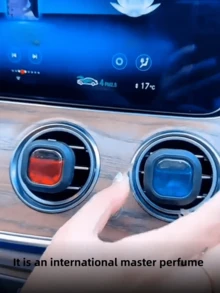 1 szt. Nowy klips do odświeżacza powietrza do samochodu, klips do wentylacji o wielu zapachach, 4 ml każdy, długotrwały odświeżacz powietrza, 30 dni dezodoryzacji, okrągły klips do wentylacji, odświeżacz powietrza do wnętrza samochodu, nowy długotrwały zapach, odświeżacz powietrza z klipsem do wentylacji - A - Zobacz 4