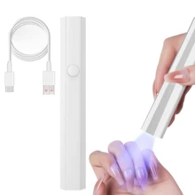 Nail Lamp Handheld UV Light For Nails, 1pc 3W Lamp Beads Nail Dryer Professional Nail Drying Lamp Gel X Lamp For Gel Nails Flash Cure Lamp For Gel Nails LED Nail Lamp Portable Mini Nail Dryer Gel Polish Nail Glue Gel USB Flashlight Home DIY Manicure Nail Art Tools Best Gift For Girls - Nail lamp pen - View 12