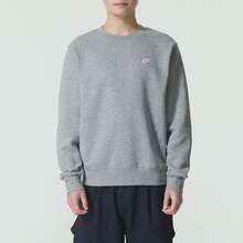 Nike Swoosh Breathable Crew Neck Pullover Long Sleeve Sweatshirt, Men's, Grey - Grey - View 3
