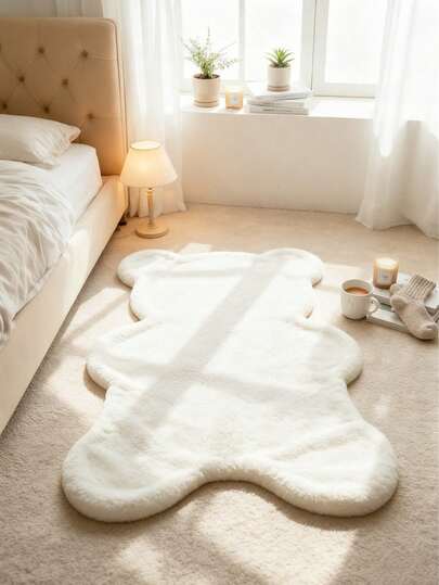 1pc Decorative Bear Rug, White Bear, Pink Bear, Black Bear Bedroom Decor, Small Rug, Carpet, Home Decor, Living Room Rug, Bedroom Rug, Living Room Home Decor, Outdoor Rug, Washable Rug