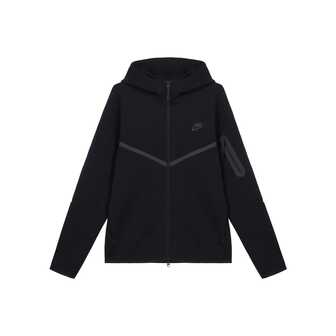 Nike Sportswear Tech Fleece WINDRUNNER Hooded Solid Color Comfortable And Stylish Jacket For Men, Black