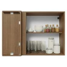 Alacena Gabinete Superior Cocina Madesa Vik 94cm MG - Marrón y Gris - Ver 5