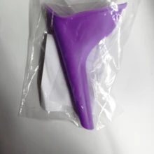 2个便携式紫色/粉色/橙色女性小便器，TPR橡胶材质，适合户外旅行和女性健康护理 - 彩色 - 查看 15