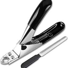 这是一套猫咪指甲修剪套装，包含宠物指甲钳、指甲磨刀器和猫咪清洗袋。指甲钳猫狗均适用。 - 彩色 - 查看 9