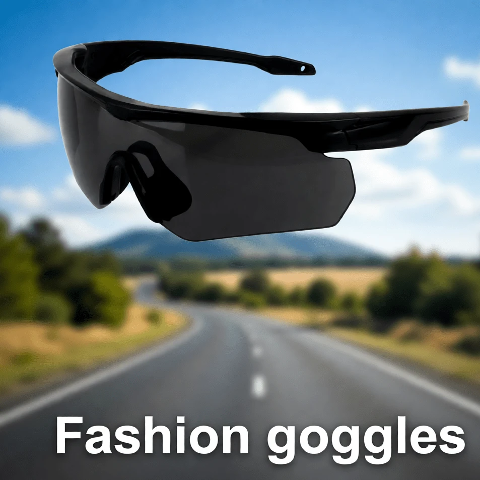 Gafas tácticas antivaho, gafas de tiro con 3 lentes intercambiables, protección UV400, gafas de airsoft. - Negro - Ver 1