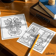 GDTME Cute Corner Art: Sách tô màu đơn giản và nổi bật dành cho người lớn và thanh thiếu niên, hoàn hảo làm quà tặng Lễ Phục Sinh, Ngày của Mẹ, Ngày của Cha, mùa cưới và sinh nhật. Những họa tiết đáng yêu giúp giảm căng thẳng, tuyệt vời cho những người bạn thích tô màu và không khí tựu trường (Sách tô màu thư giãn). Quà tặng cho mẹ, K-Pop, Trường học, Sách tô màu, Văn phòng phẩm, Quà tặng Lễ Phục Sinh, Trang trí phòng, Đồ dùng học tập, Đồ dùng văn phòng, Quà tặng, Đồ nhét túi quà, Đồ chơi, Đồ dùng tiệc tốt nghiệp 2026. - Góc nhỏ ảo giác - Xem 7