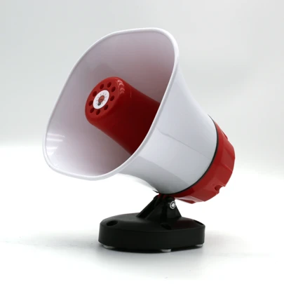 BOSSNEY Trompeta bocina para perifoneo publidifusion,Amplificador magnético para coche de 35 W de alta potencia con Bluetooth/USB/bucle de grabación. Sistema de megafonía para vehículos de emergencia y promoción de vendedores ambulantes.