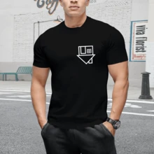 2026 Short Sleeved Summer Breathable T-Shirt The Neighborhood  Band Print Men's And Women's Hip Hop Men's Outdoor Hoodie Sweatshirt Short Sleeved Men's Wear - 黑色 - 查看 4